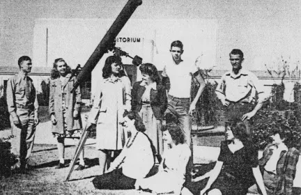 Phoenix College astronomy class, November 12, 1943